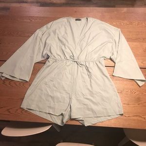 Mint colored PRETTYLITTLETHING romper